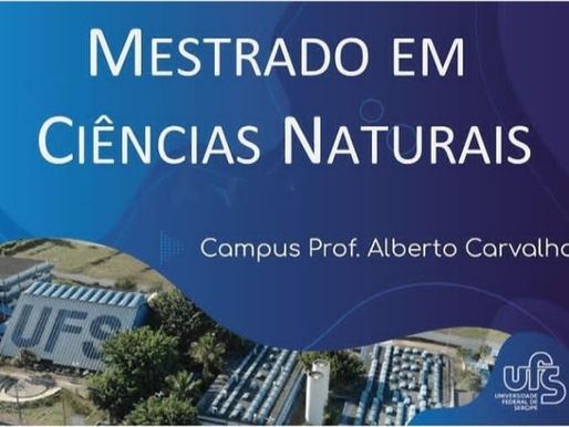 Campus da UFS em Itabaiana abre processo seletivo para mestrado em Ciências Naturais