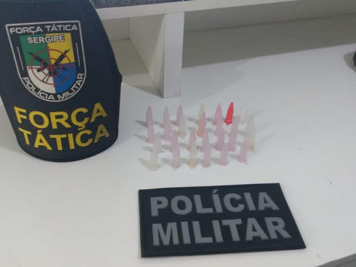 Homens são presos com 28 pinos de cocaína em Itabaiana