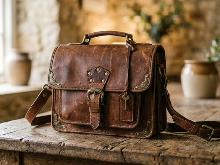 Vintage Ukrainian Leather Bags from the 1950s: A Timeless Fashion Statement