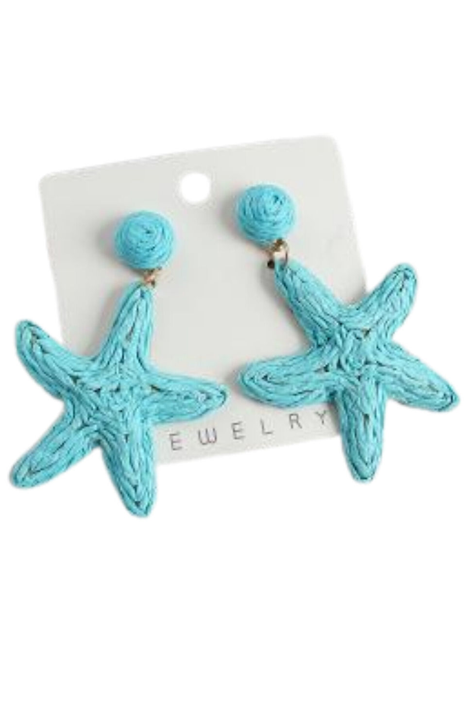 Waves And Pebbles Mavi Denizyıldızı Küpe