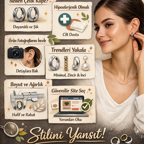 Çelik Küpe Online Alışveriş Rehberi