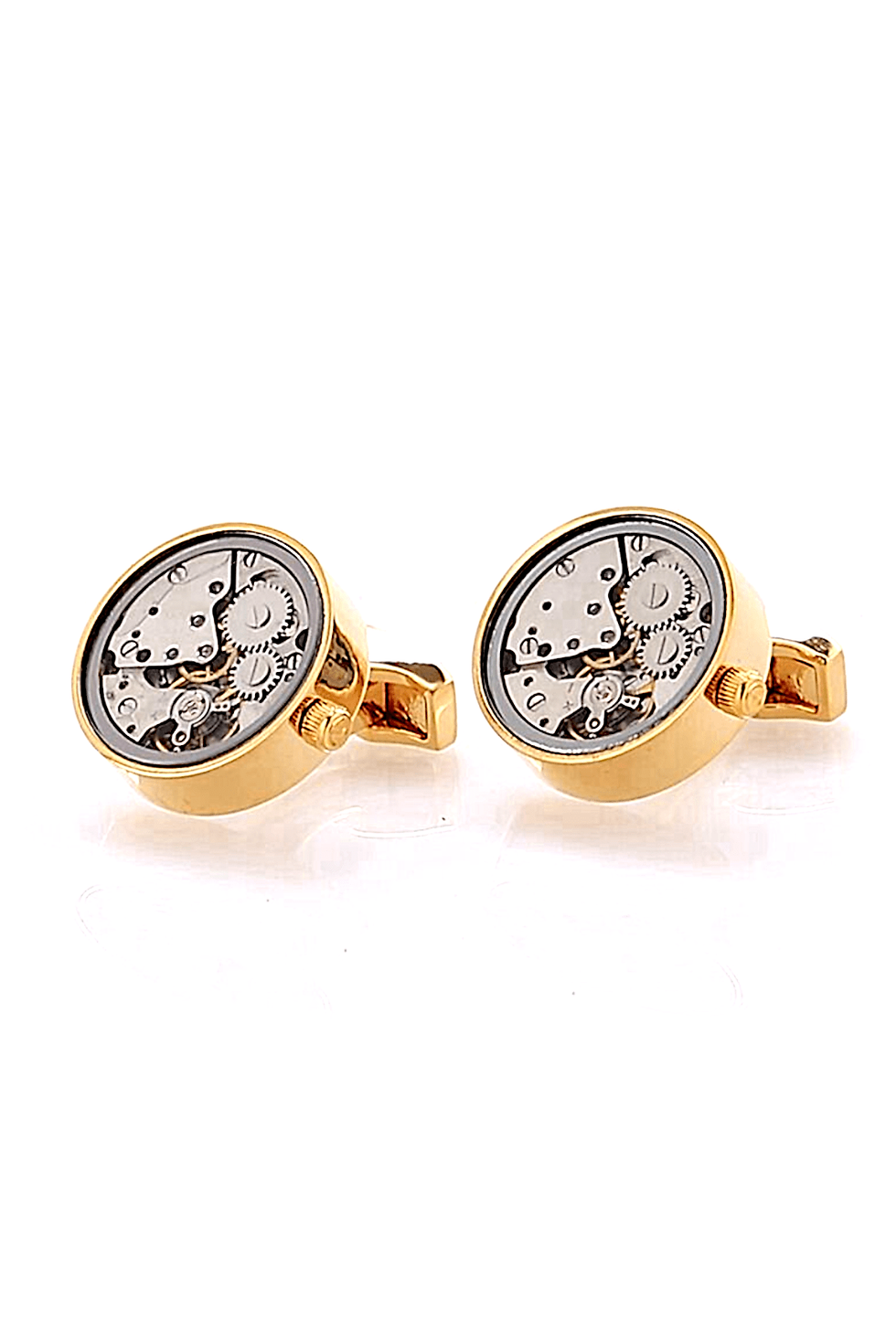 Omark Cotton Watch Gold Saat Mekanizmalı Kol Düğmesi