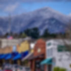 Snow-dusted peaks in the background are a common sight in January and February, while lower elevations in Black Mountain often remain precipitation-free. Photo courtesy: Yelp.com