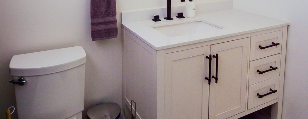 Bathroom at Beach & Basecamp vacation rental in Old Fort North Carolina