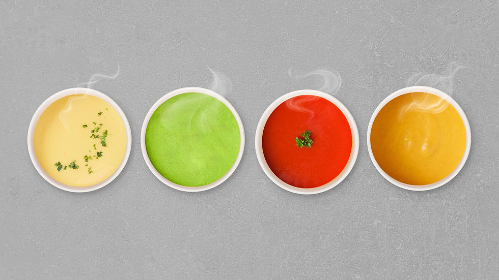 Arranged Food and Objects