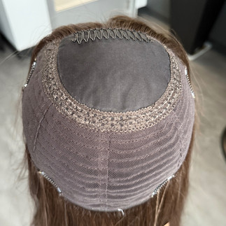 human hair topper base