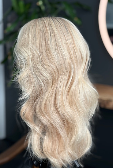 Blonde Remy Human Hair Topper