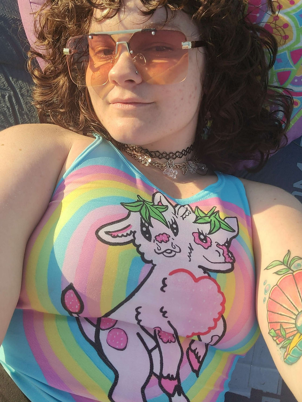 Thumbnail: "Double Trouble" Cow Crop Top 