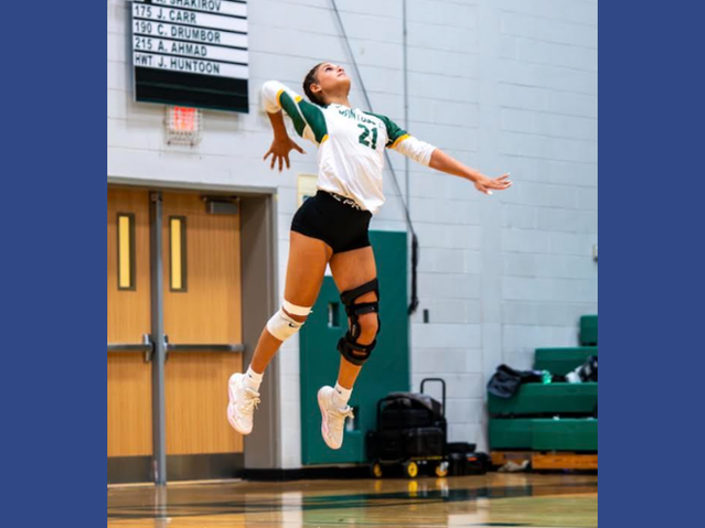 MHS Varsity Volleyball Player Sidney Koslow Returns to Help the Cougars