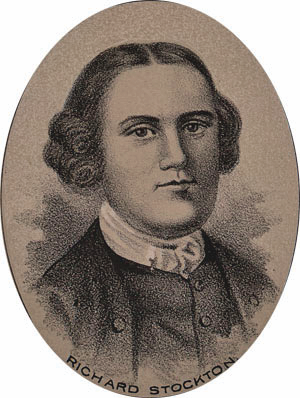 John Witherspoon (left) and Richard Stockton (right)