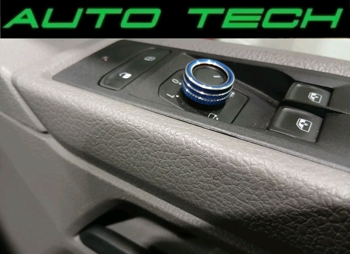 VW Transporter T5 T6 T6.1 Mirror Switch Ring BLUE