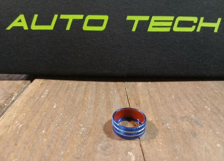 Thumbnail: VW Caddy MK3 MK4  MK5 Mirror Switch Decorative Ring Trim Insert Blue 