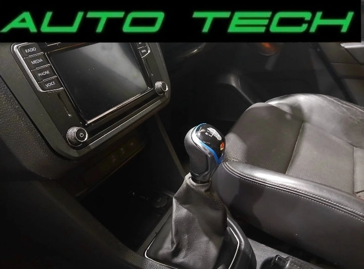 VW Caddy MK4 LEATHER Gear Knob and Gaiter 2016-20