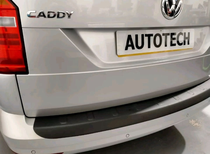 VW Caddy MK4 2016-20 Rear Bumper Protector Matte Black