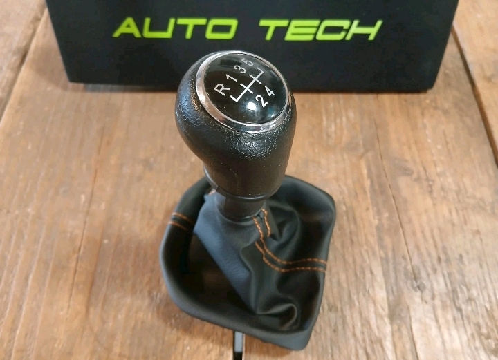 Thumbnail: VW T6 Gear Knob and Gaiter 5 Speed Transporter 2016-2020 ORANGE  Stitch