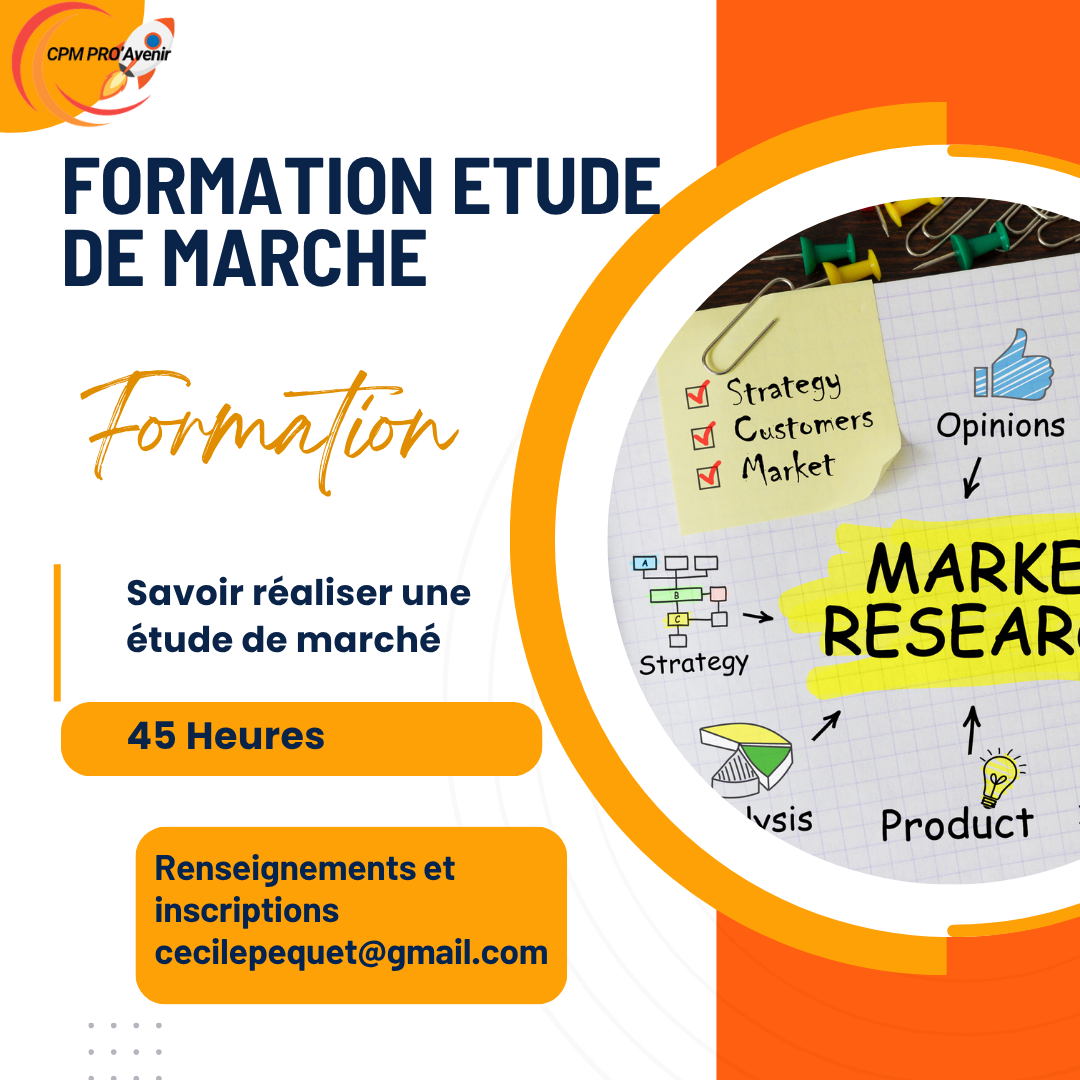 Formation : savoir réaliser une étude de marché