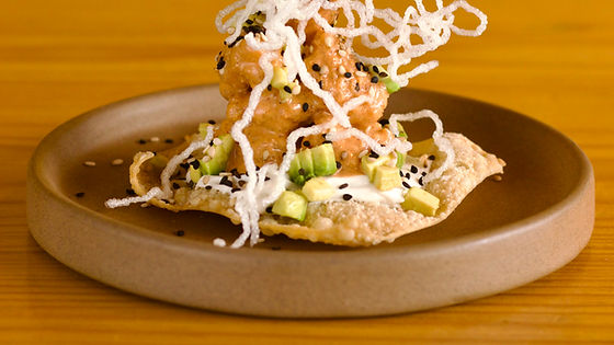 Tostadita camarón roca