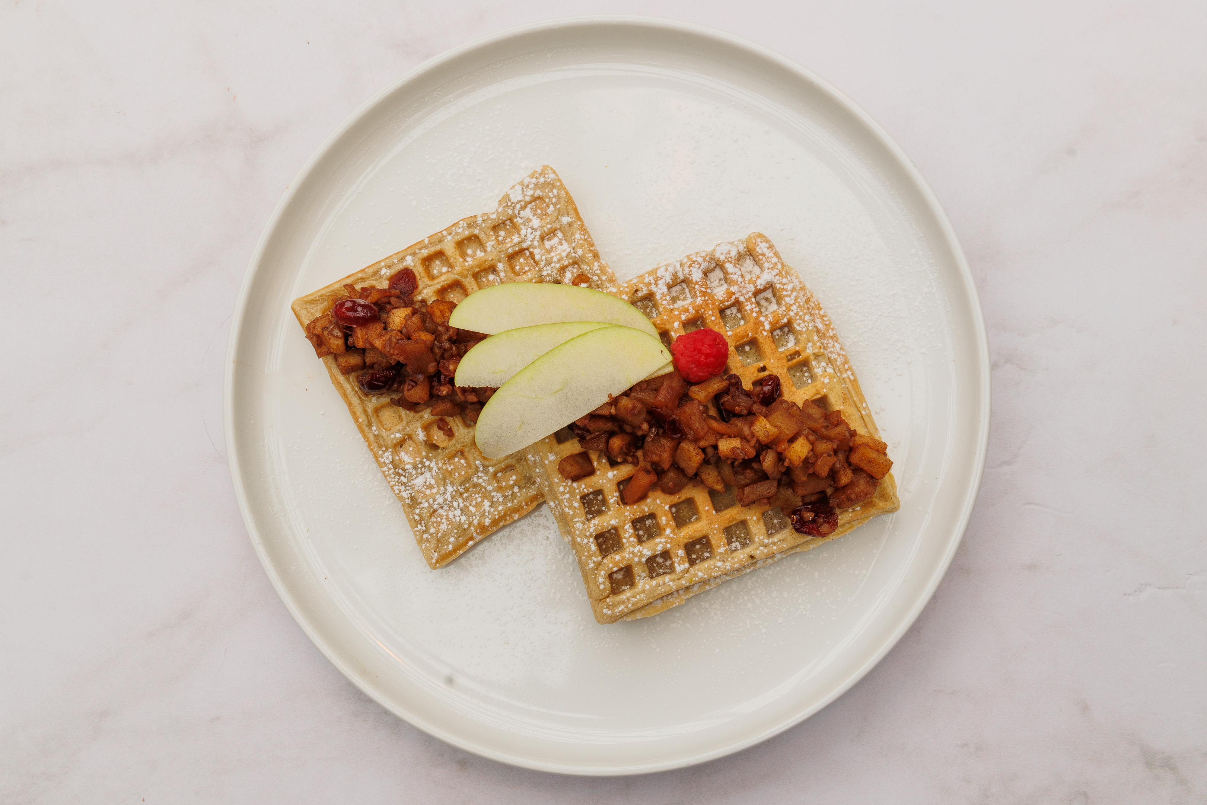 Arranged Food and Objects