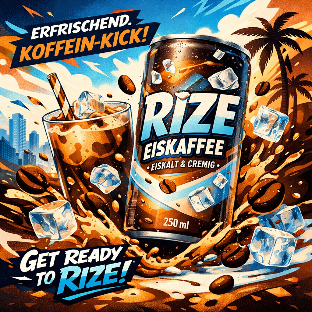 RIZE Eiskaffe Drink 250ml Edition Design
