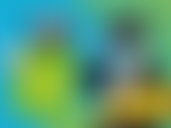 Collage-Illustration im Retro-Stil: Frau mit VR-Headset, blauer Hintergrund, grauer Blob, grünes Rechteck mit 'Metaverse for Marketing', CRT-Monitor mit 3D-Stadt, gelbe Stufen.