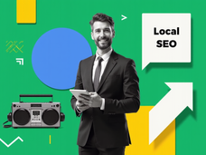 A black cat's face, focusing on its bright green eyes and dark fur.