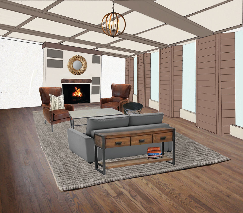Computer rendering of design plan