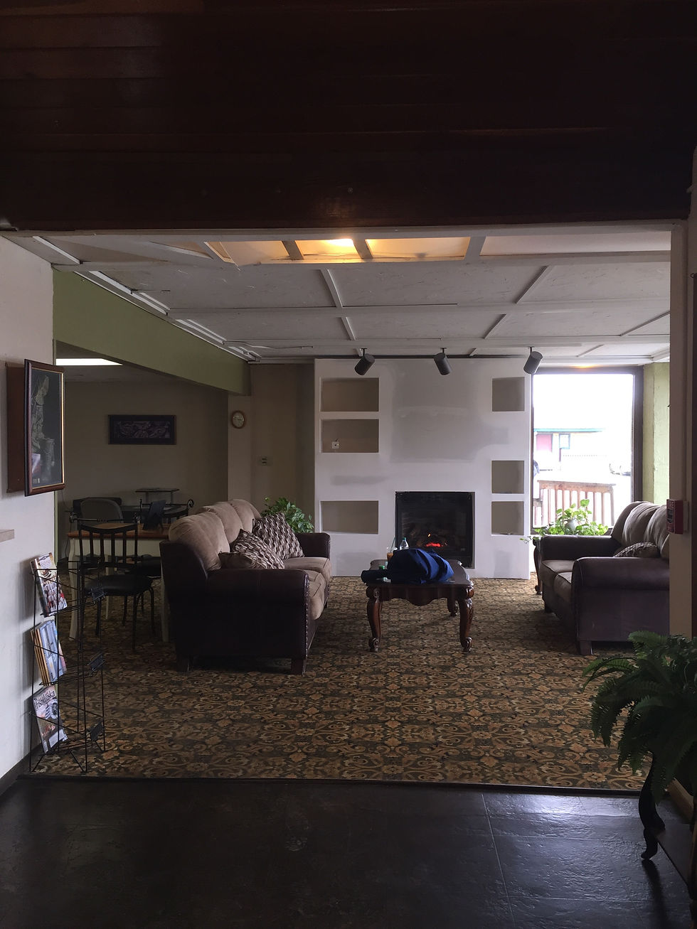 Before shot of lobby
