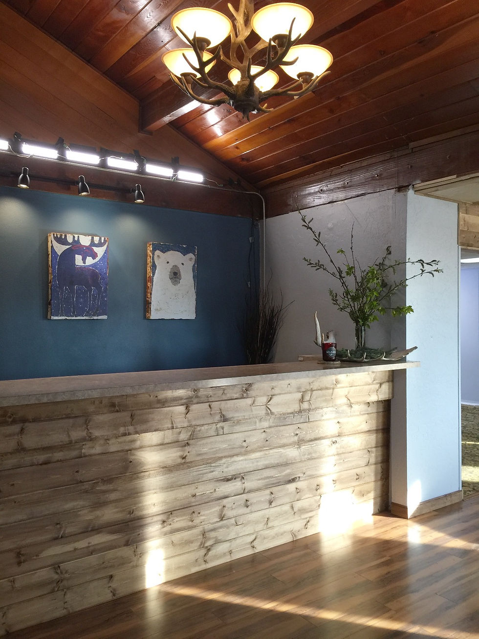 Finished Front desk