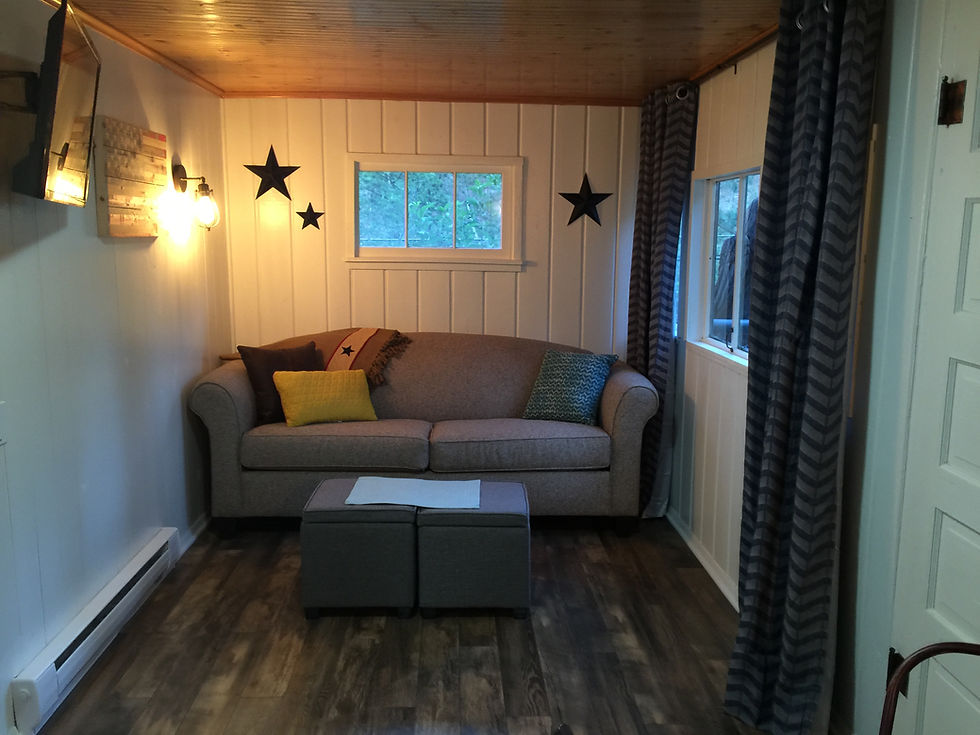 Cabin living area