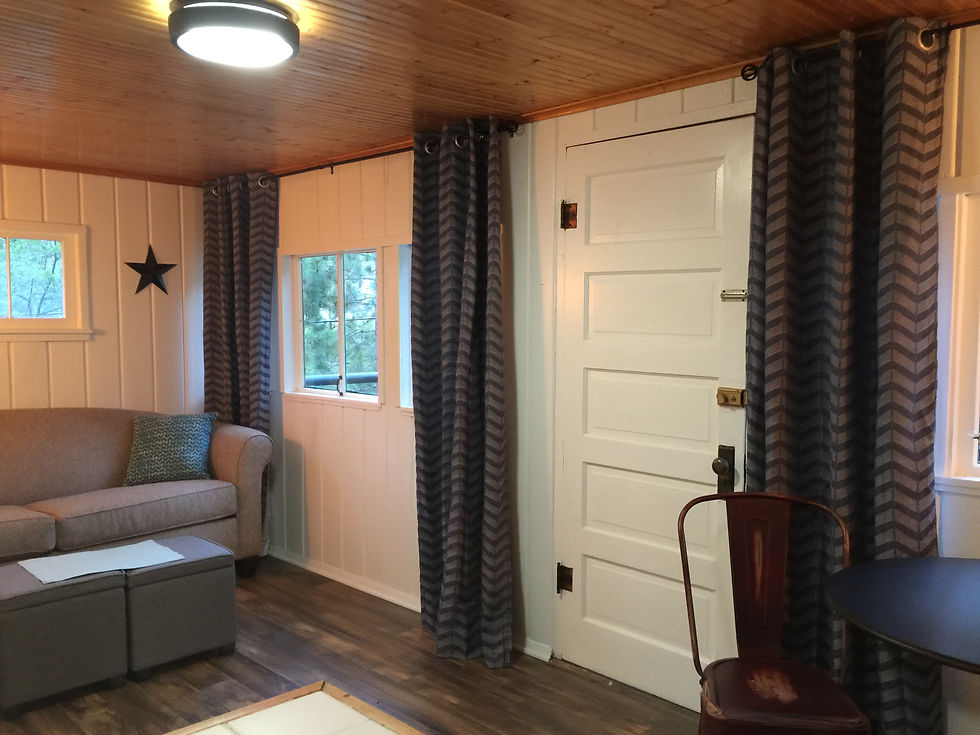 Cabin entrance