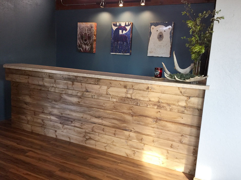 Finished Front desk