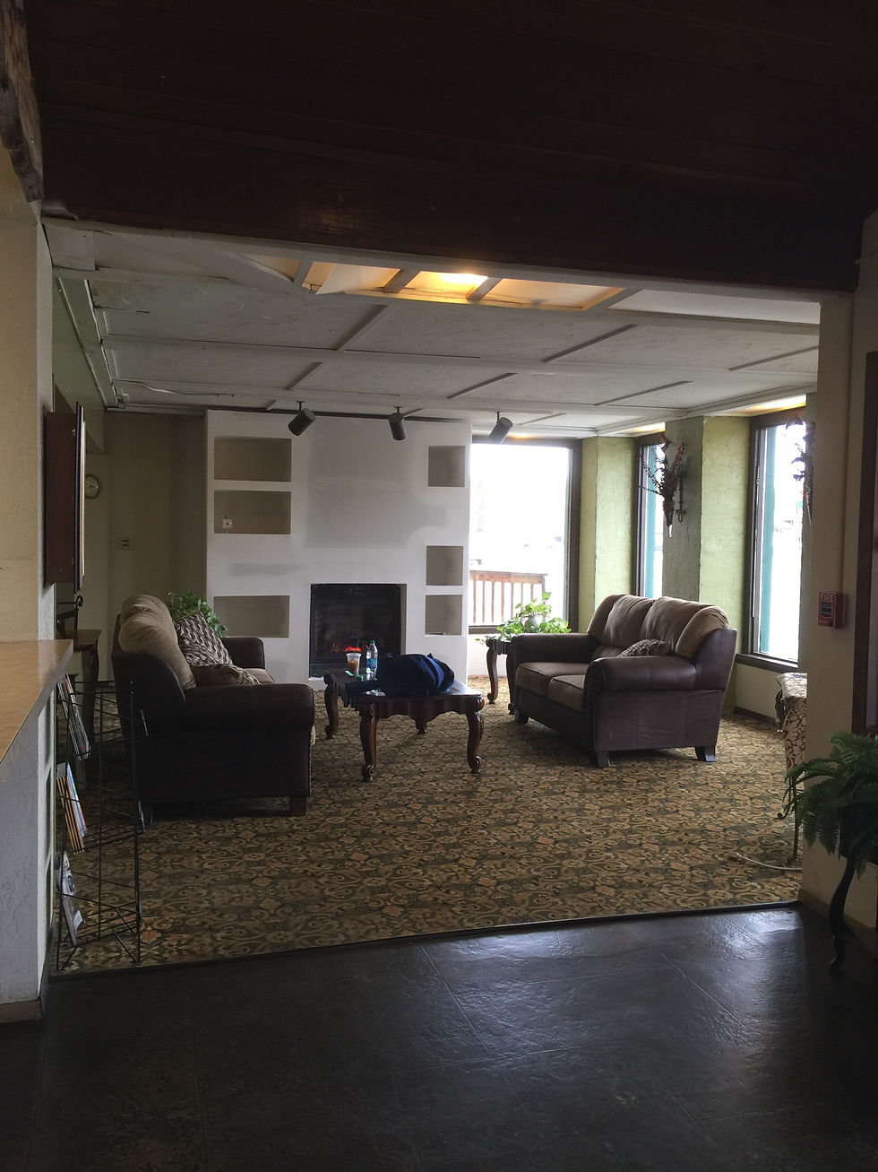 Before shot of lobby