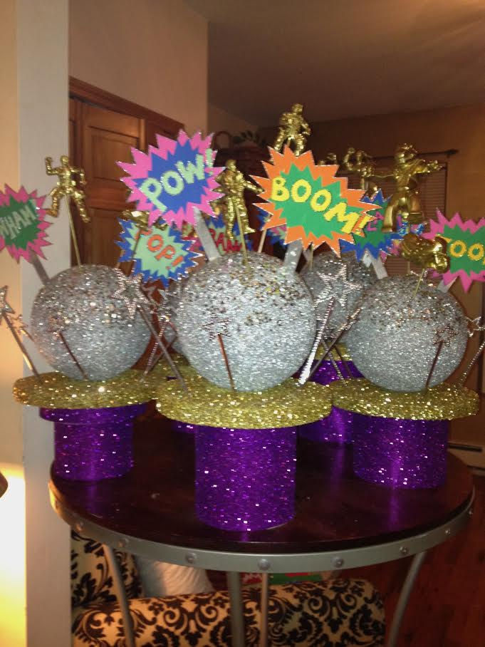 Bar Mitzvah centerpieces