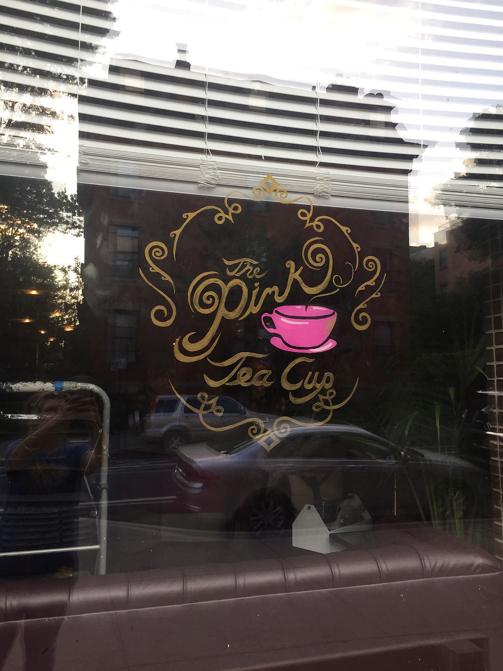 Front of restaurant window I painted