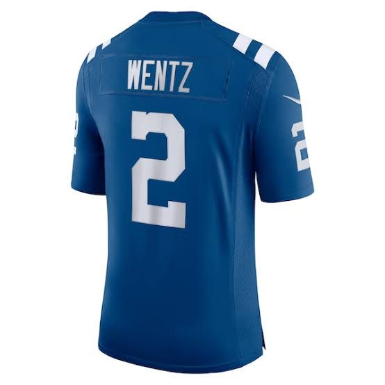 Thumbnail: Carson Wentz Indianapolis Colts Nike Vapor Limited Jersey - Royal