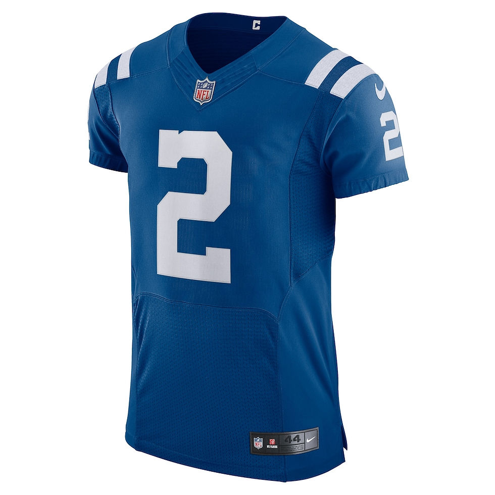 Thumbnail: Carson Wentz Indianapolis Colts Nike Vapor Limited Jersey - Royal