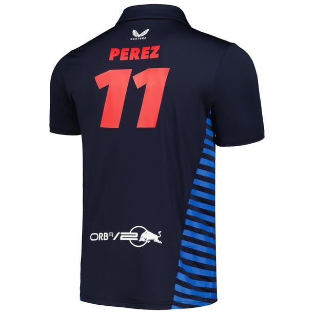 Thumbnail: Sergio Perez Red Bull Racing Castore 2024 Driver Edition Polo - Navy