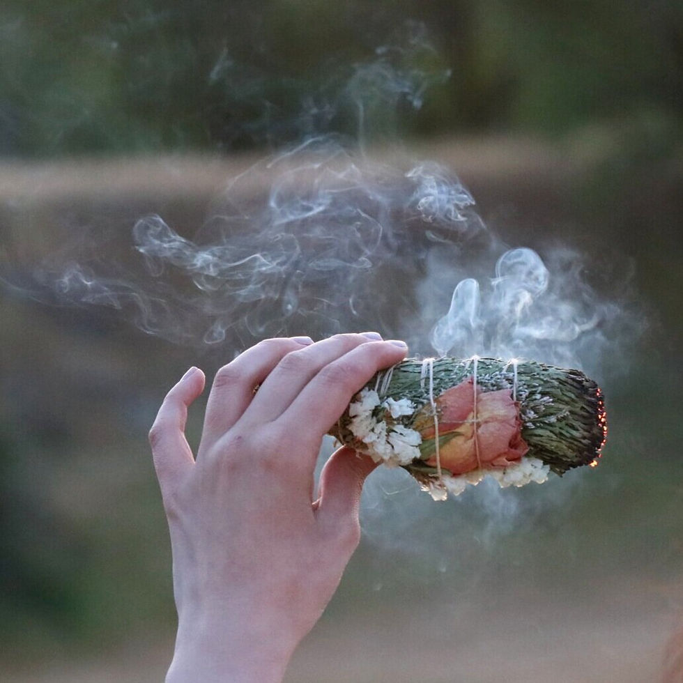 Thumbnail: Cedar + Rose Smudge Stick