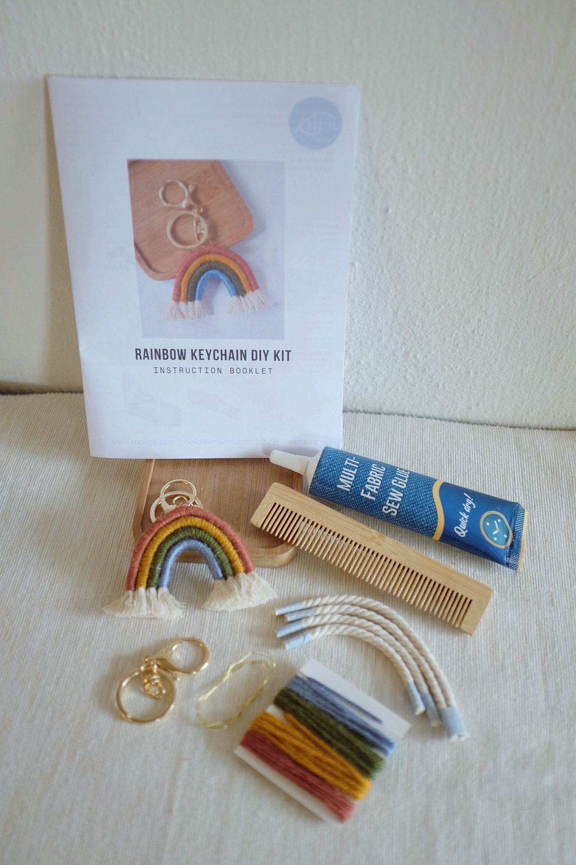 Rainbow Keychain DIY Kit