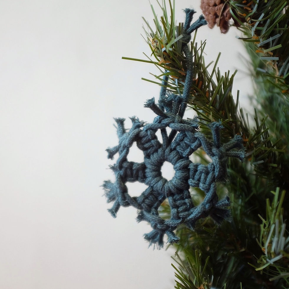 Thumbnail: Small Snowflake Ornament
