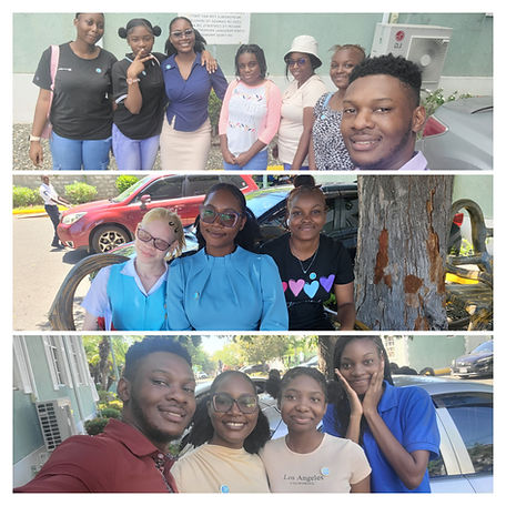 Students of The Experts Academy at CXC centers in Jamaica