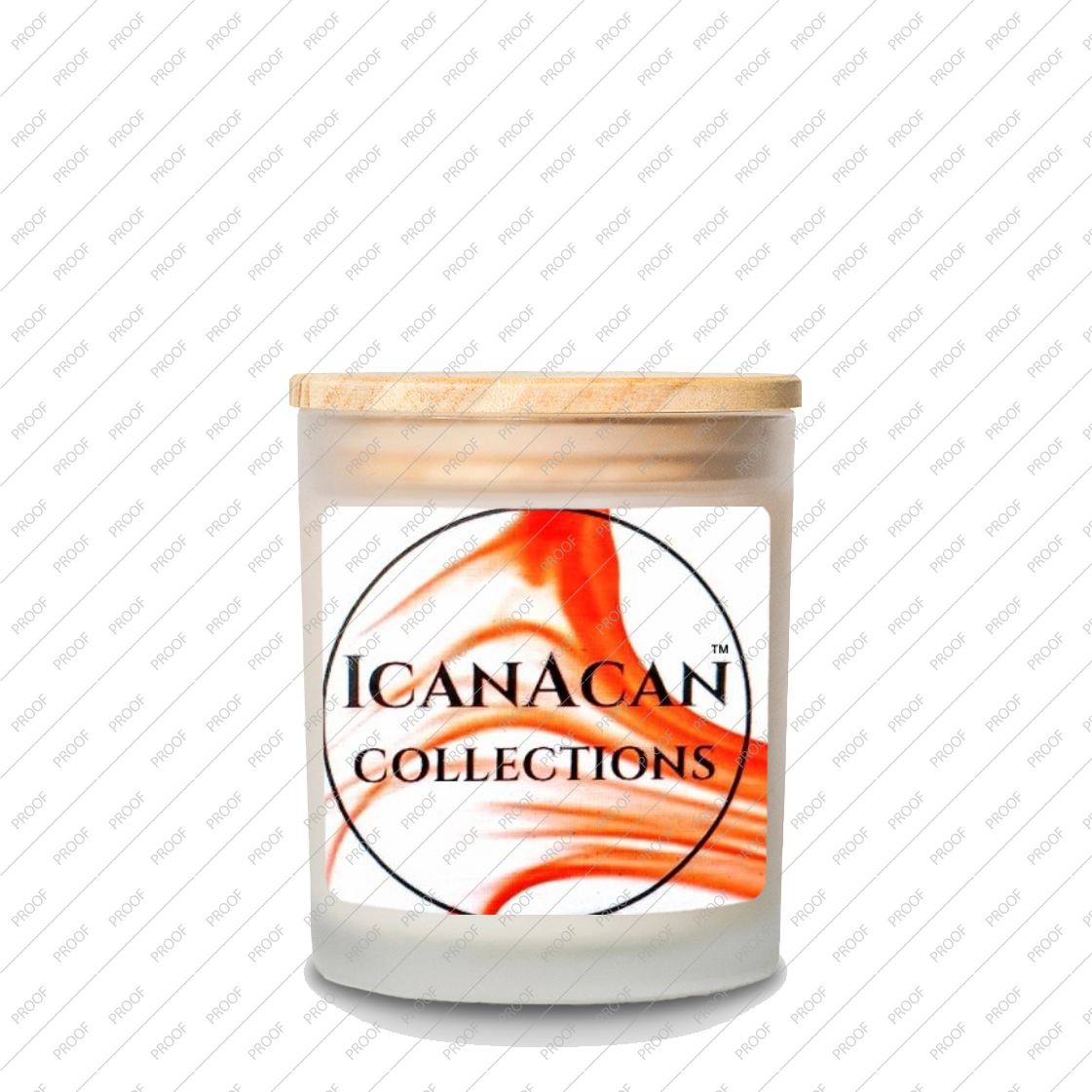 ICANACAN COLLECTIONS - BLOOD ORANGE CANDLE