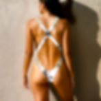 ICANACAN COLLECTIONS MISTY NITE CROSSOVER SWIMSUIT