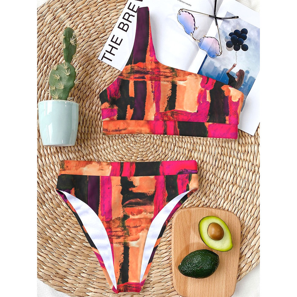 ICANACAN COLLECTIONS DREAM CHASER ONE SHOULDER SWIMSUIT