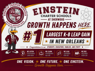 Einstein Charter Schools Celebrates Largest K–8 LEAP Gain in New Orleans     