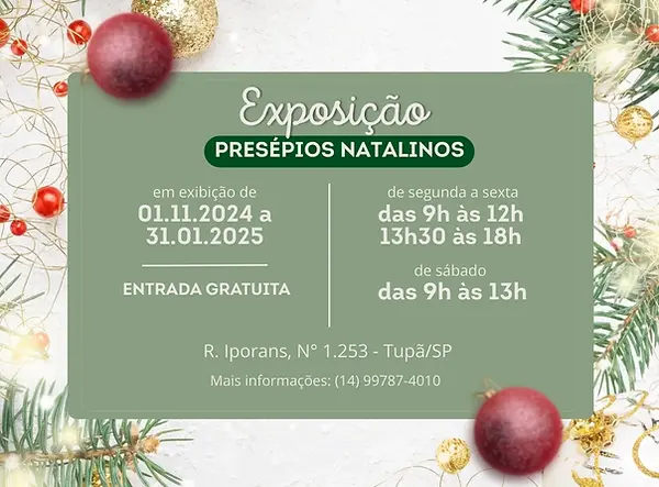 Exposição dos presépios