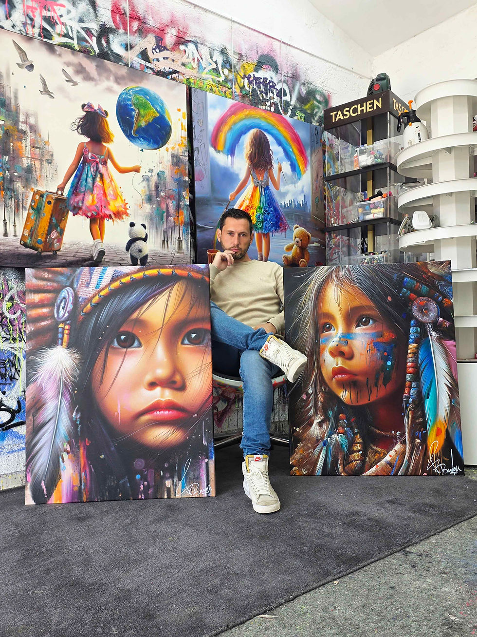Le Street Artist à Connaitre Vincent Bardou - Tableaux Street Art Originaux à Vendre