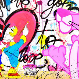Descubre una colección original y única de pinturas contemporáneas de Pop Art. Obras modernas, multicolores y llenas de color, a medio camino entre la pintura abstracta y el arte callejero. Retratos de diseño exclusivos sobre lienzo, perfectos para un diseño de interiores art déco. Creaciones artísticas urbanas con un estilo contemporáneo único.