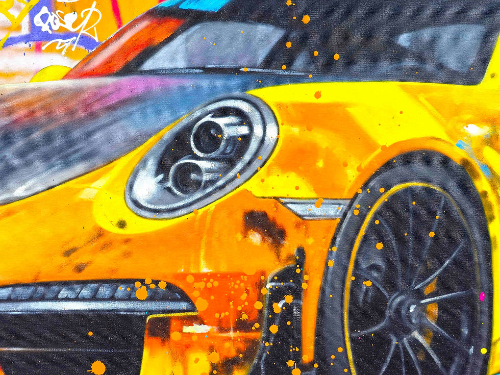 Miniature : Tableau Porsche 911 Carrera en style Street Art et Pop Art par Vincent Bardou, galerie d’art en ligne, art mural contemporain