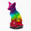 Miniaturbild: Statue renard résine multicolore style origami "Black Fox", sculpture pop art moderne et contemporaine. Vincent Bardou Art